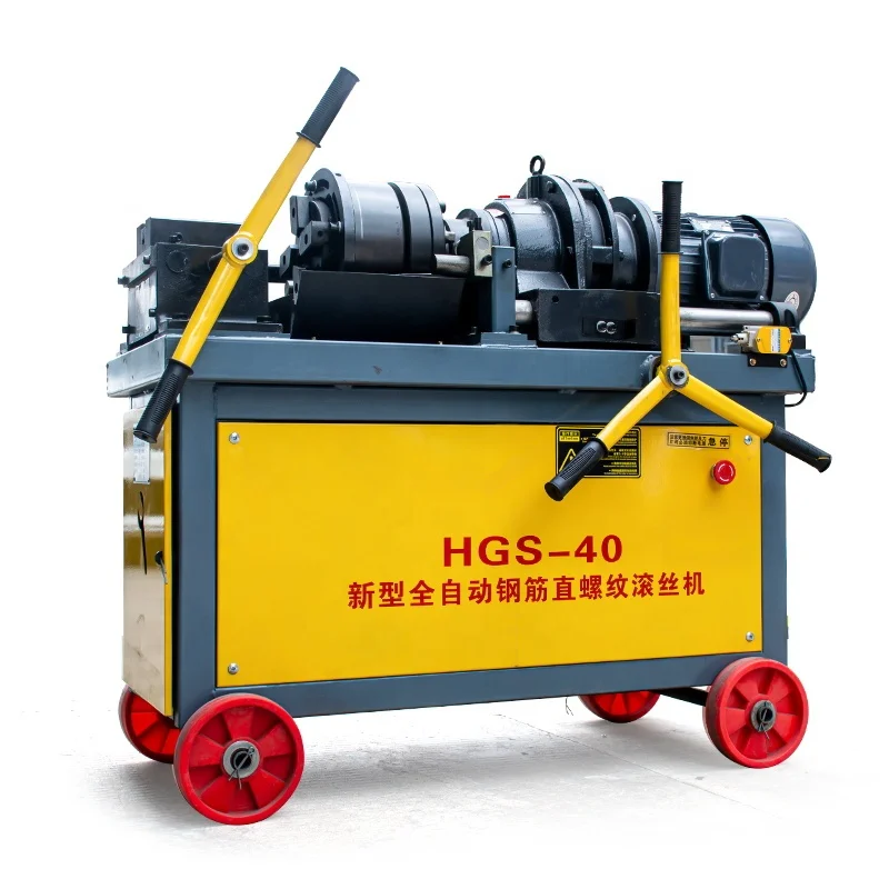 Hot Promotion High Speed Hydraulic Automatic Steel Rod Rebar Thread Rolling Machine/Screw Bolt Making Machine