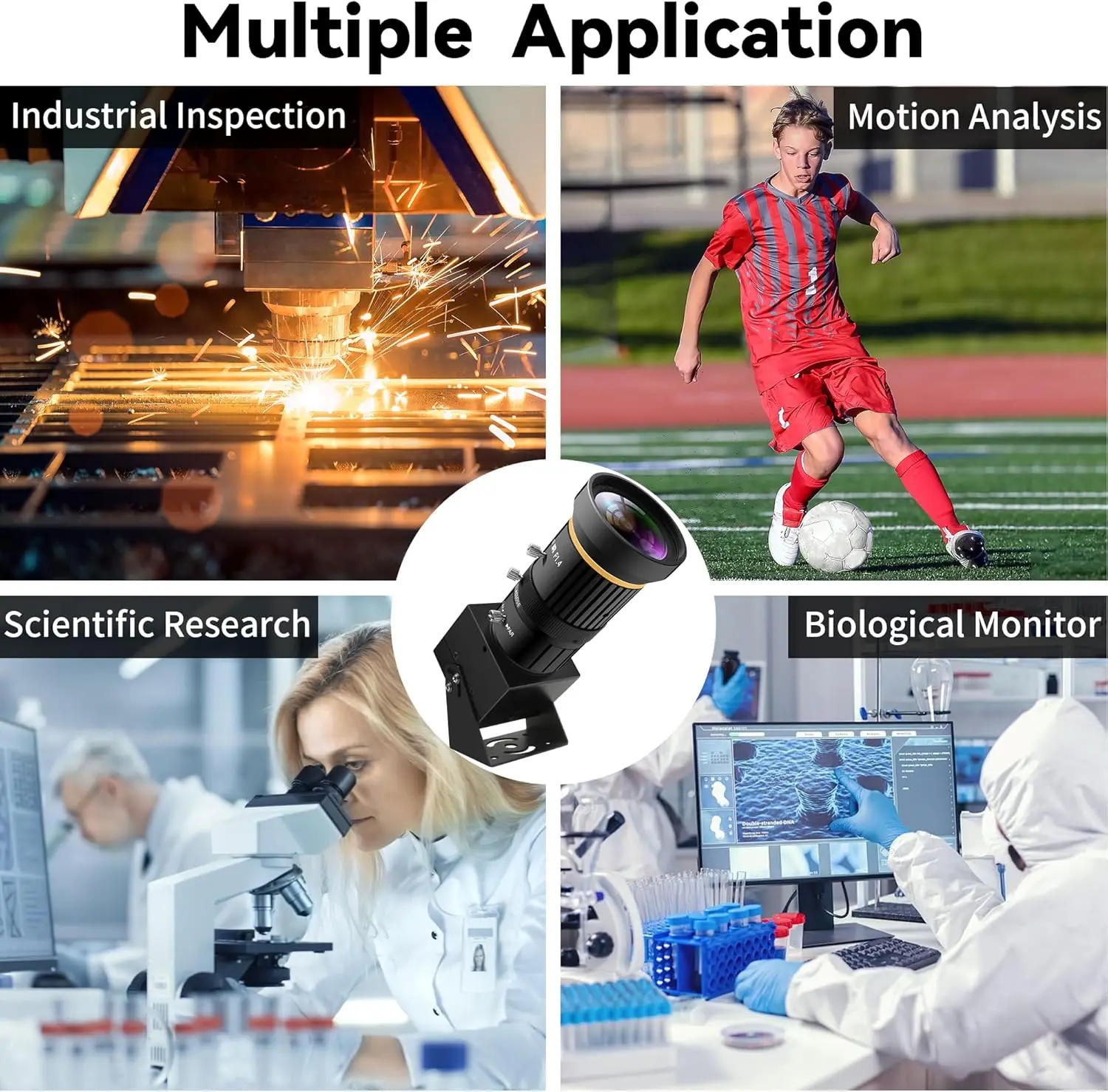 كاميرا ELP 5MP USB كاميرا ويب تليفوتوغرافي صناعية مع عدسة تكبير يدوية CS 5-50 مم 10X 1944P 30fps كاميرا كمبيوتر للبث #6