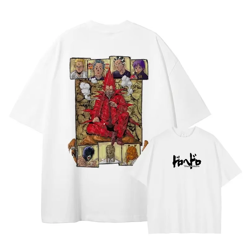 Dorohedoro Retro Fashion Oversized Unisex Fashion Street Casual Tee Classic Loose Streetwear Trendy Cotton high quality Couples