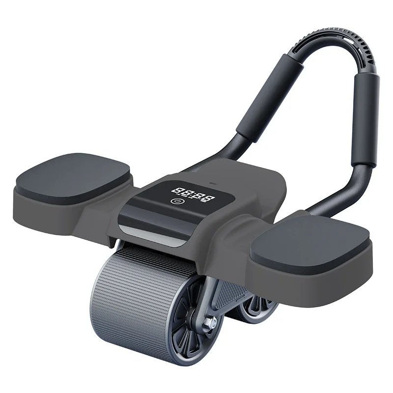

Automatic Rebound Ab Wheel - Smart Calorie Counter &Home Elbow Support for Abdominal Muscle Training and Control
