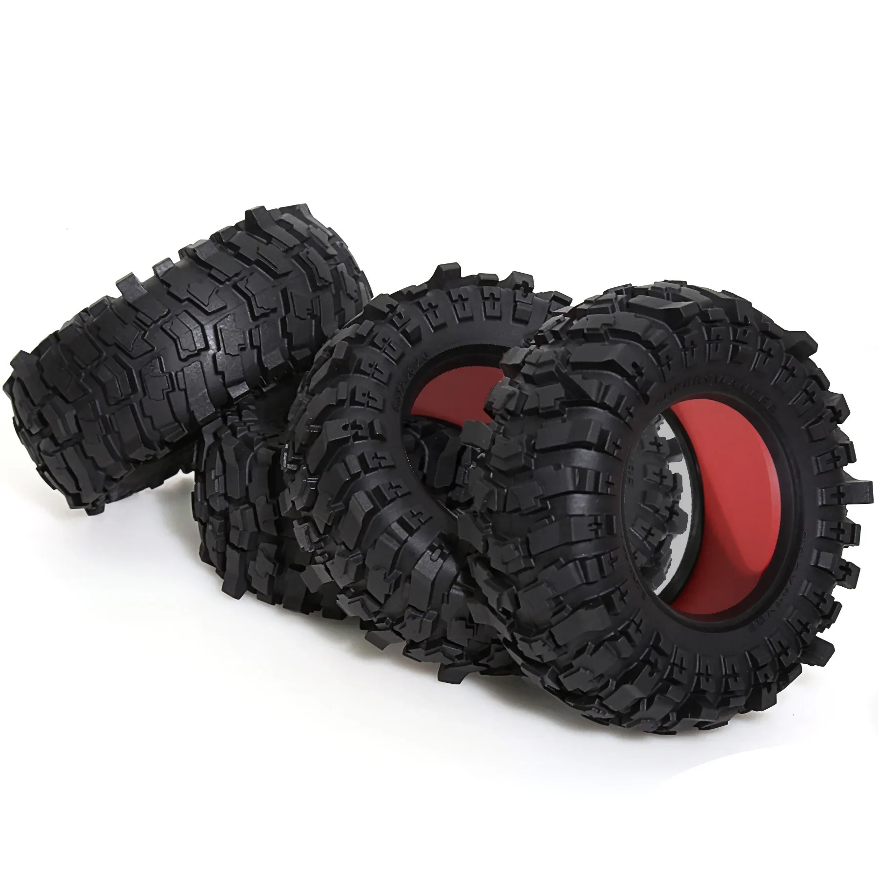 4Pcs 135Mm 2.6 Inch Rubber Tire Silicone Inner Liner Set Kit for 1/8 1/10 RC Crawler Car Axial SCX10 Wraith RR10 Capra RC Car