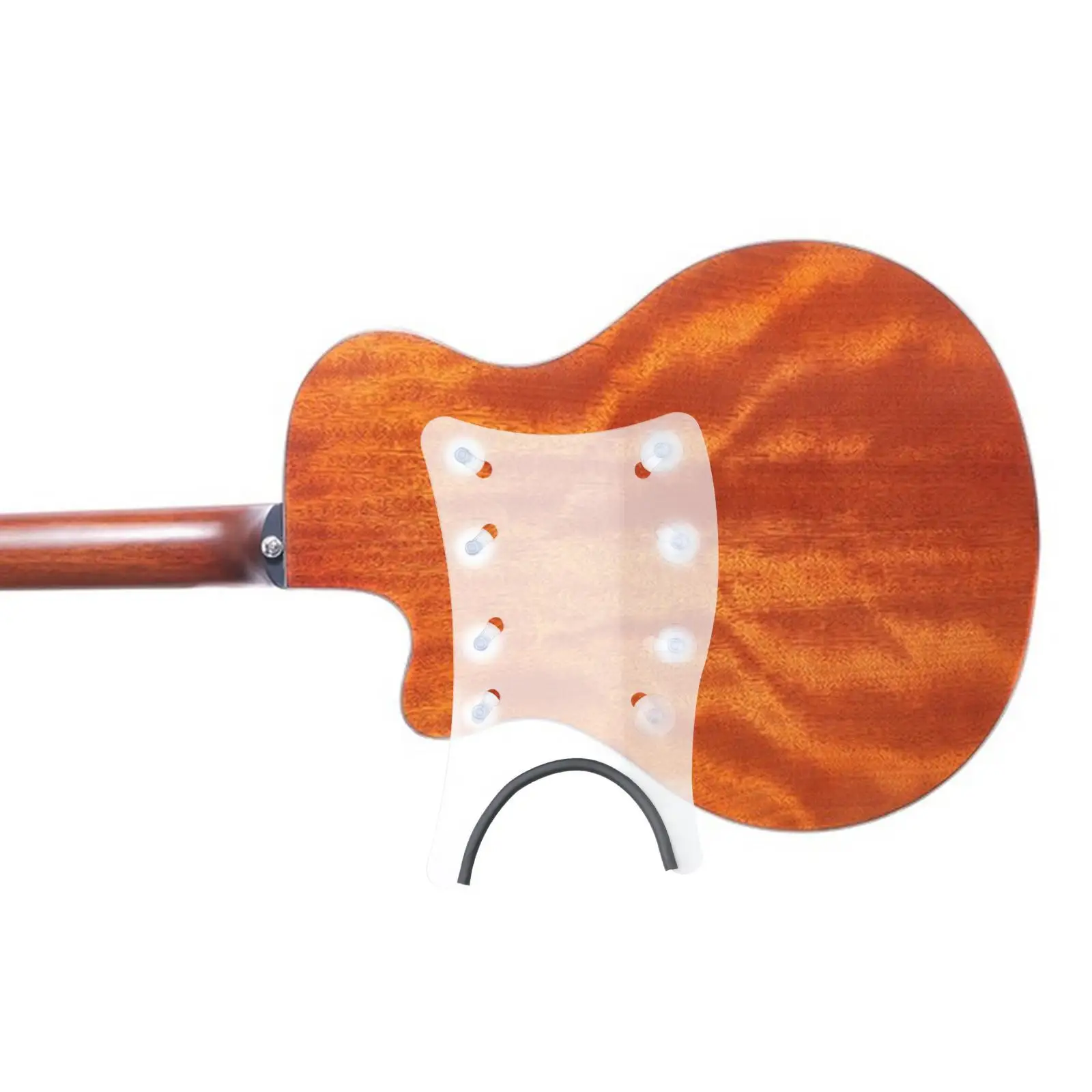 Professional Bass Rest Acrylic Guitar Back Suction Support Instrument Balance for Guitar Accessory