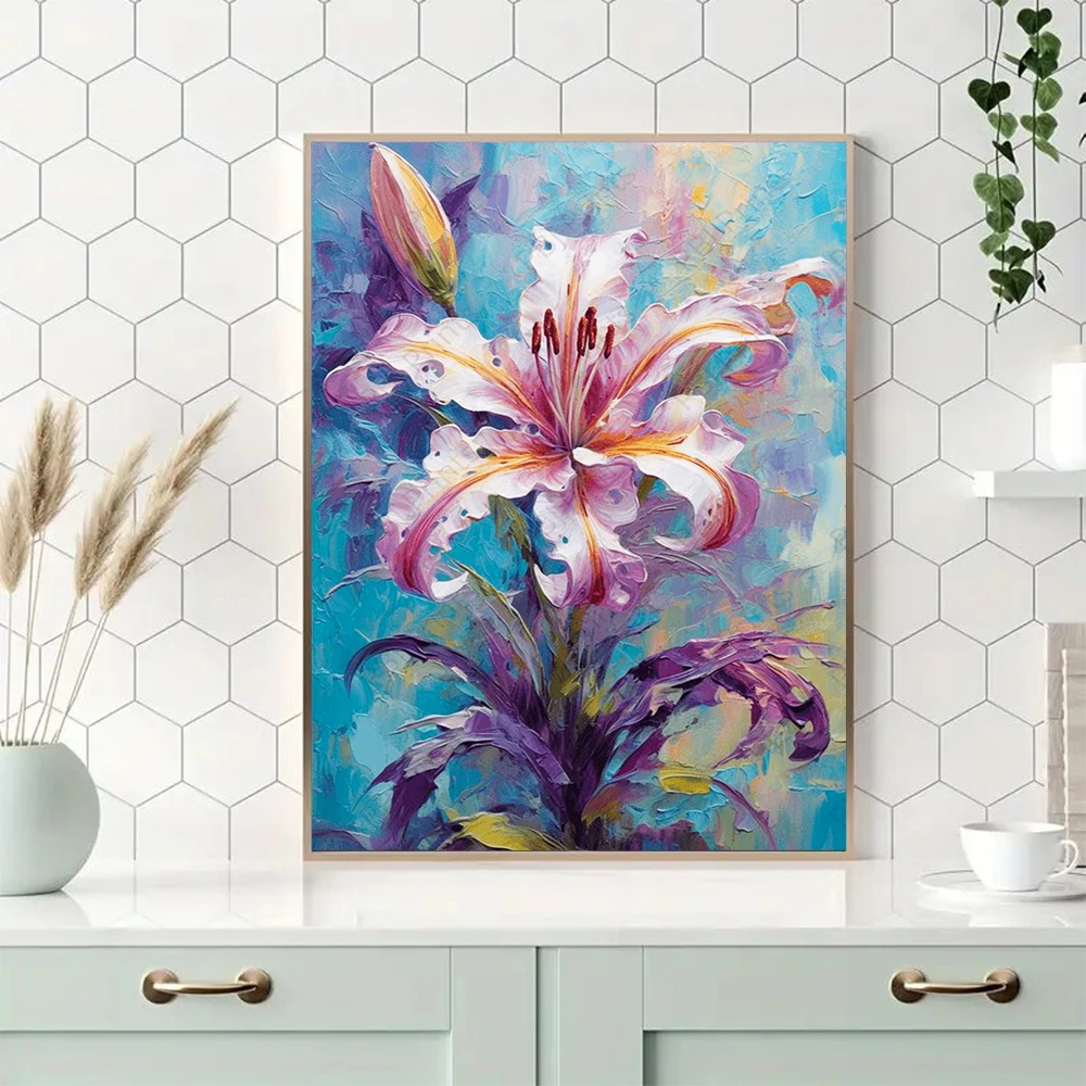 5D Color Flower Art Diamond Painting Bouquet in Cup Full Diamond Mosaic Cross Stitch DIY Living Room Home Decor Painting