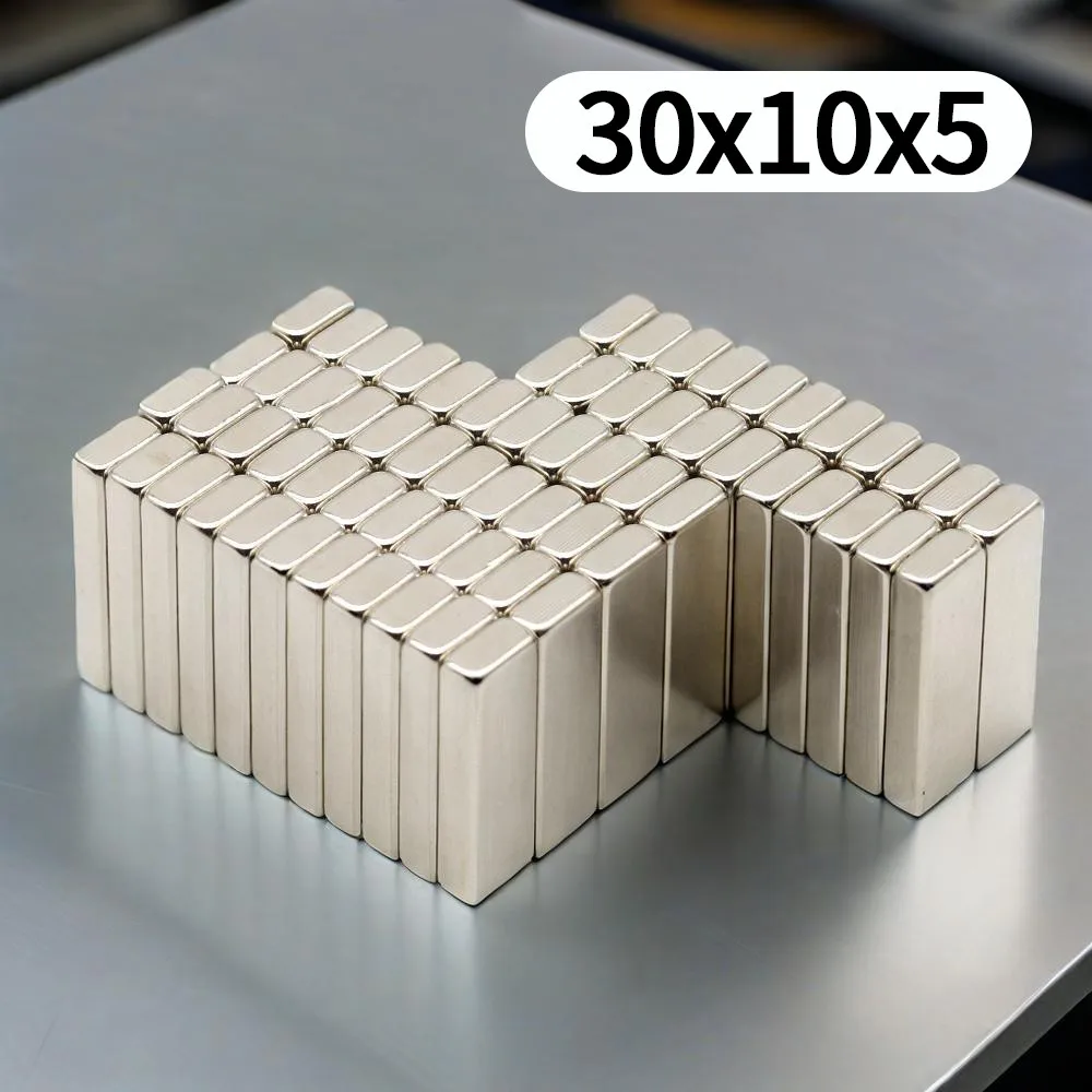 30x10x5MM Imans Block Kühlschrankmagnete für Büro-Whiteboard Geeignete Werkzeuge Zuhause Arbeitsplatz usw. 30x10x5