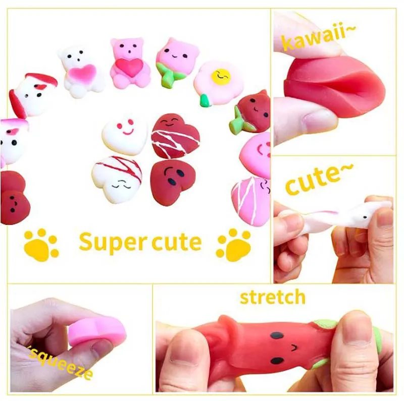 20 Sätze Valentinstag Squishy Spielzeug Squishies für Kinder Schulklasse Klassen zimmer Valentinstag Karten Geschenke Preise Party Gefälligkeiten – Detail 7