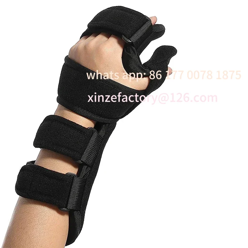 Customizable Stroke Hand Brace Support Adjustable Finger Night Hand Splint Support Orthopedic Wrist Rest Arthritis Tendonitis