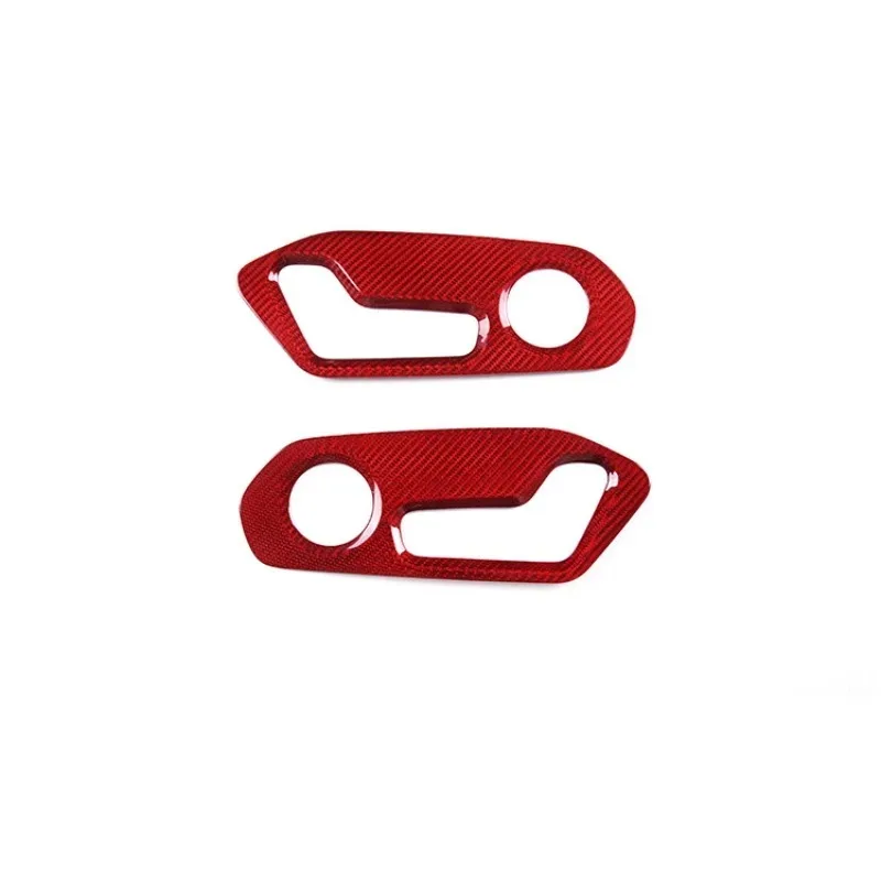 Real carbon fiber, seat adjustment switch panel decoration retrofit interior supplies