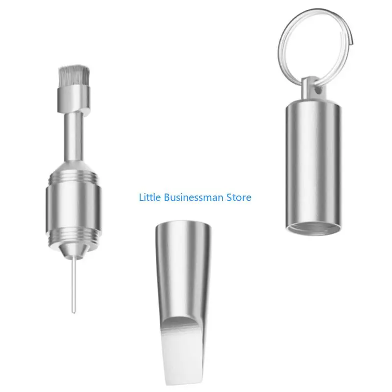 Haltbarkeit Gadget Multitool mit Paketschneider, Gerätereiniger, Bürste, Telefon-Auswerferstift für verschiedene Anwendungen – Detail 7