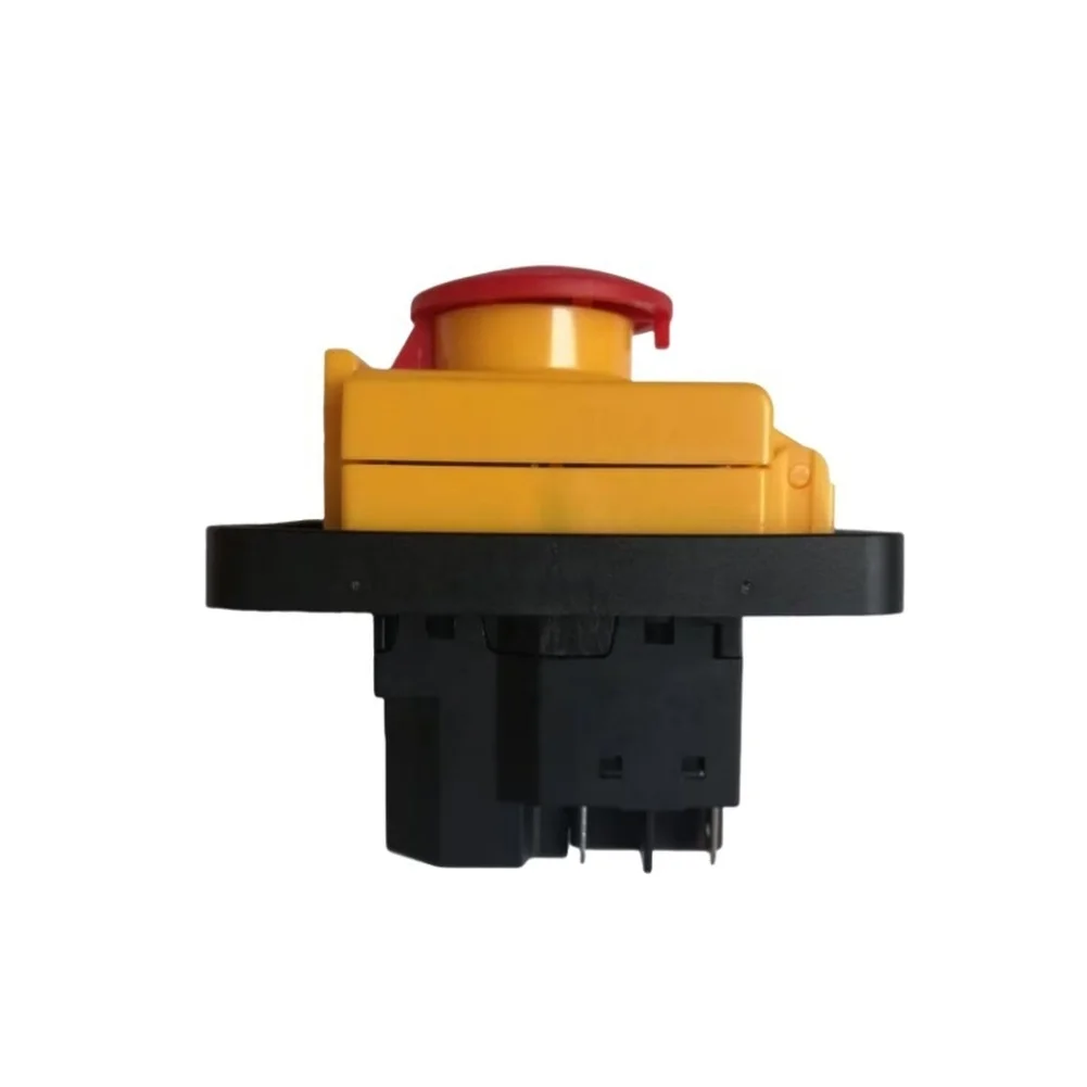 DZ05 3 Phase Electromagnetic Switch With Emergency-Stop Start Stop Button 7 Pin 400V 10A IP55 Flame Retardant Shell