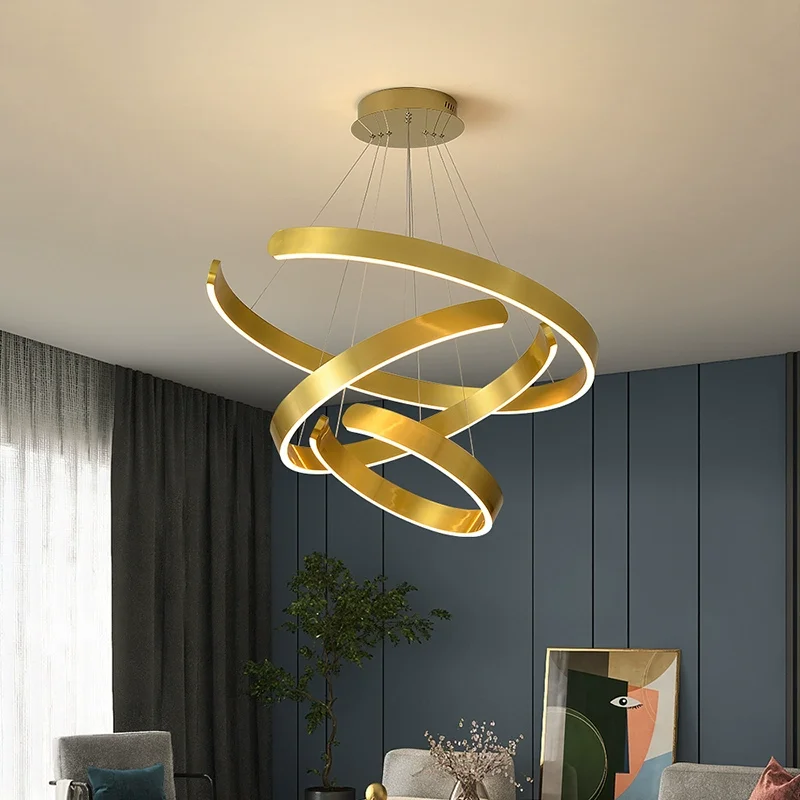 Post-modern LED home decoration with chandelier living room dining room bedroom with chandelier interior lighting decoration