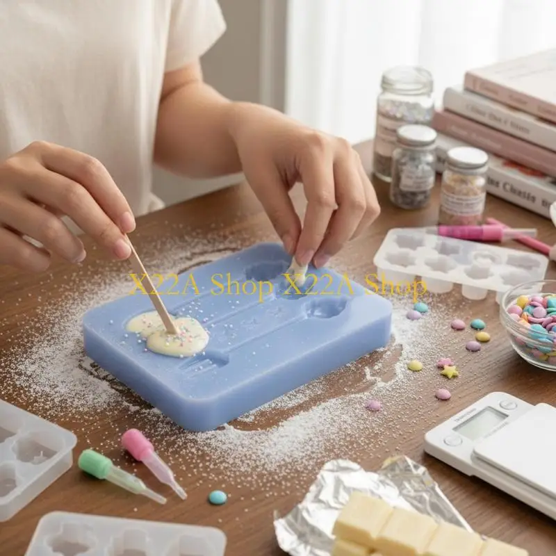 

Unique Heat Resistant Silicone Craft Mold Multiple Spoon Fork Designs DIY Art Projects