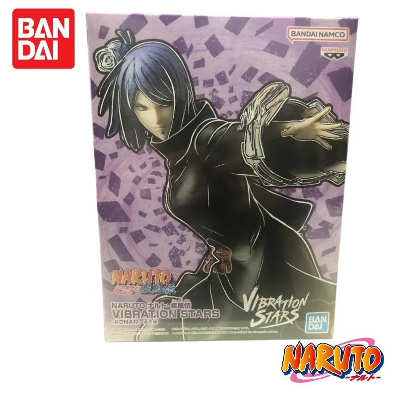 

In Stock 100% Original Bandai Naruto Vibration Stars Vs Naruto Konan Animation Action Figure Toy Gift Model Collection Hobby
