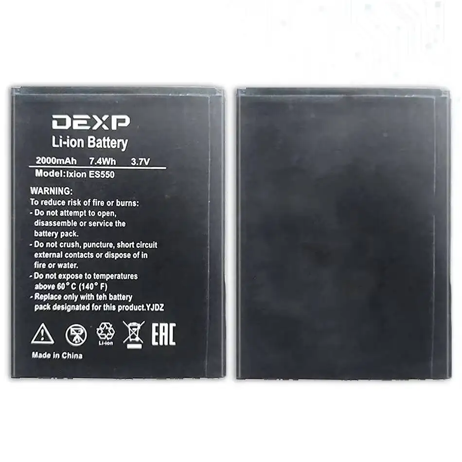 

For Dexp Ixion ES550 ES 550 Mobile Phone Battery Durable 2000Mah