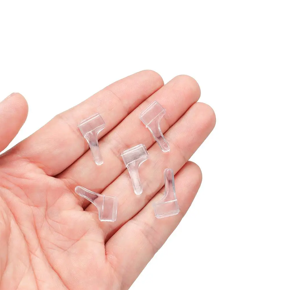 10pairs Transparent Anti Slip Glasses Silicone Ear Hooks Eyeglasses Grip Temple Holder Accessories