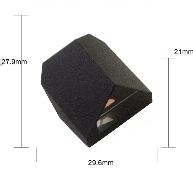 

Pentaprism Multi-Angle Prism K9 Optical Glass Blackened Telescope Prism Orthogonal Camera Projection Accessory