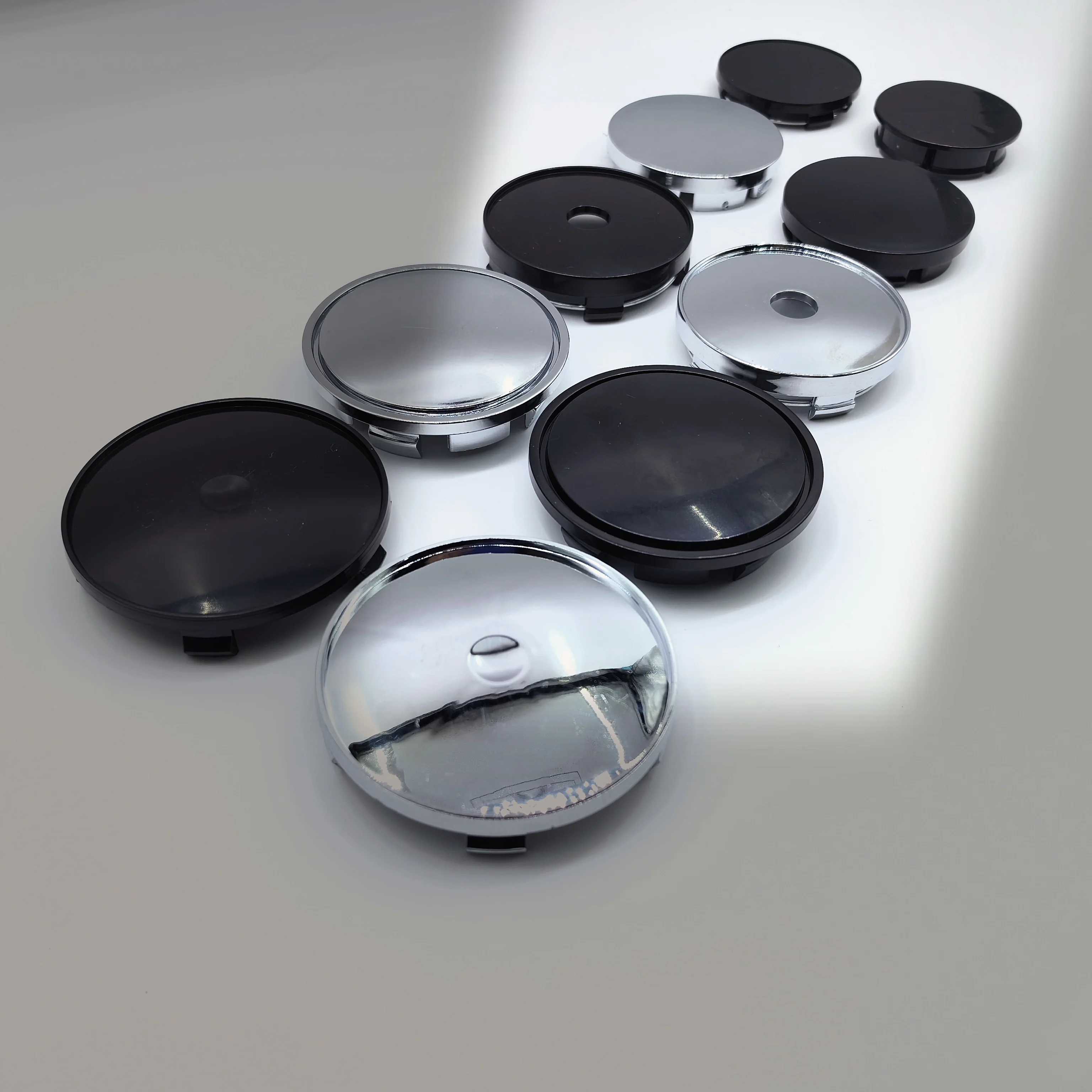 160個入り-49mm-50mm-56mm-60mm-65mm-68mm-ユニバーサルabsホイールセンターキャップ-ホイールタイヤ-車輪センターキャップセット-車両カバー