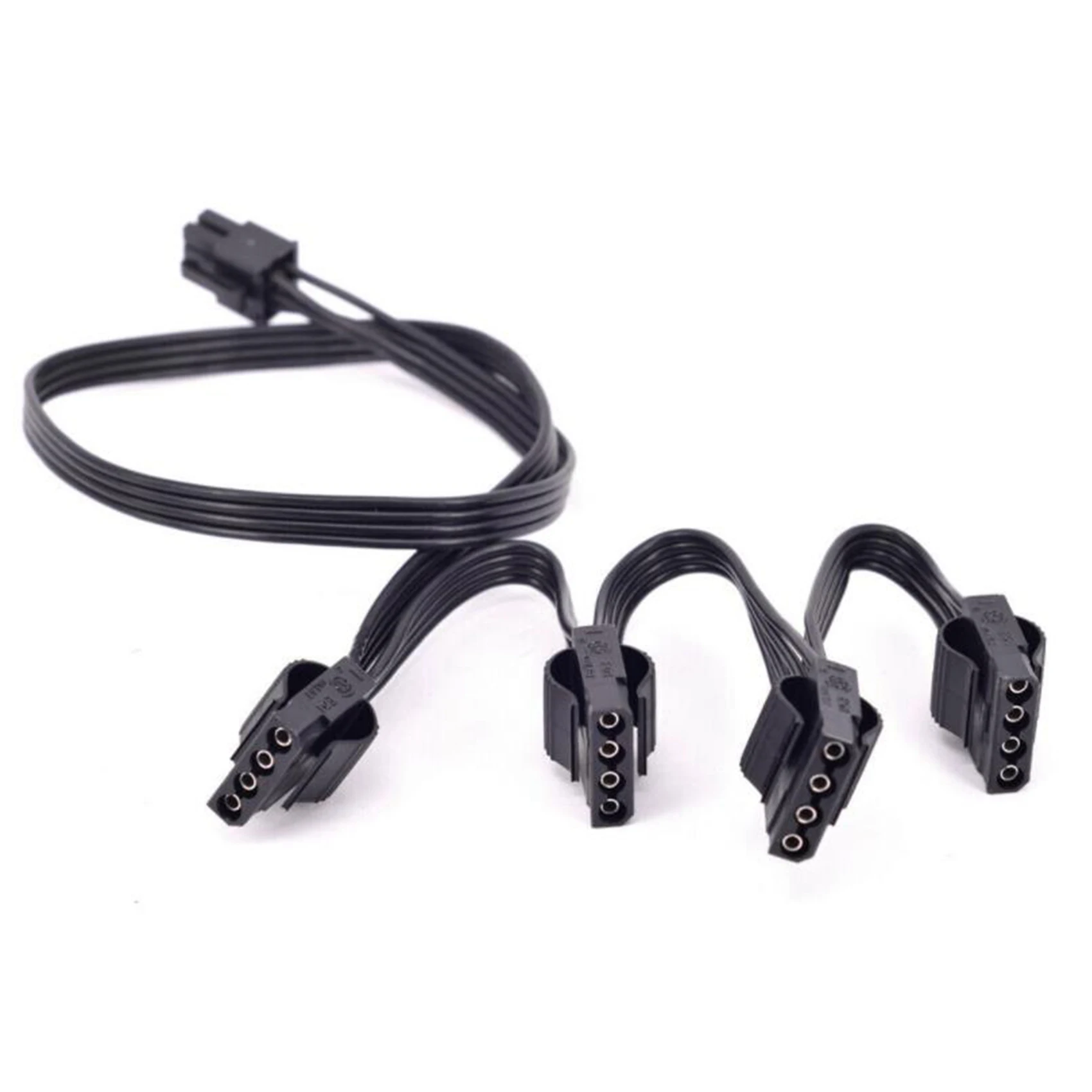 2X IDE 4Pin Modular Power Supply Cable For Corsair RM1000X RM550X 650X 750X 850X 6Pin To 4 IDE Cable-Y18A
