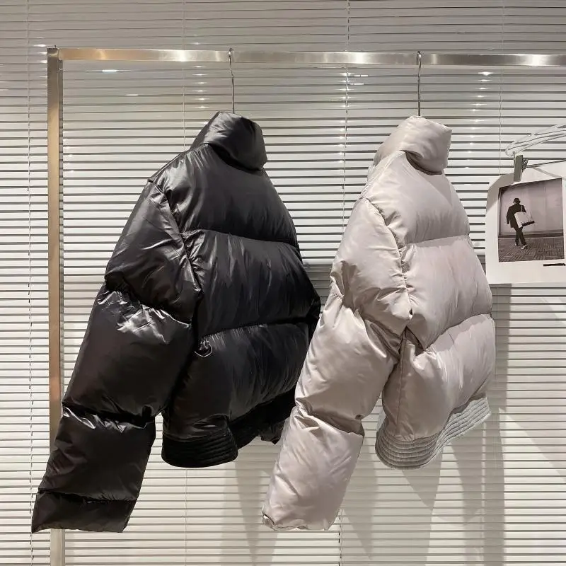 Retro Sle Petalo Colletto di Cotone di Seta Jaet Design Esclusivo da Donna Inverno Nuovo Arrivo Faionable Lungo Chiusura con Cerniera