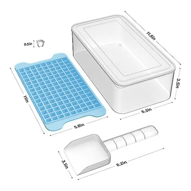 A78I 冷凍庫用ミニトレイ：36個の簡単取り出しキューブアイストレイ付き小型冷凍庫用トレイ