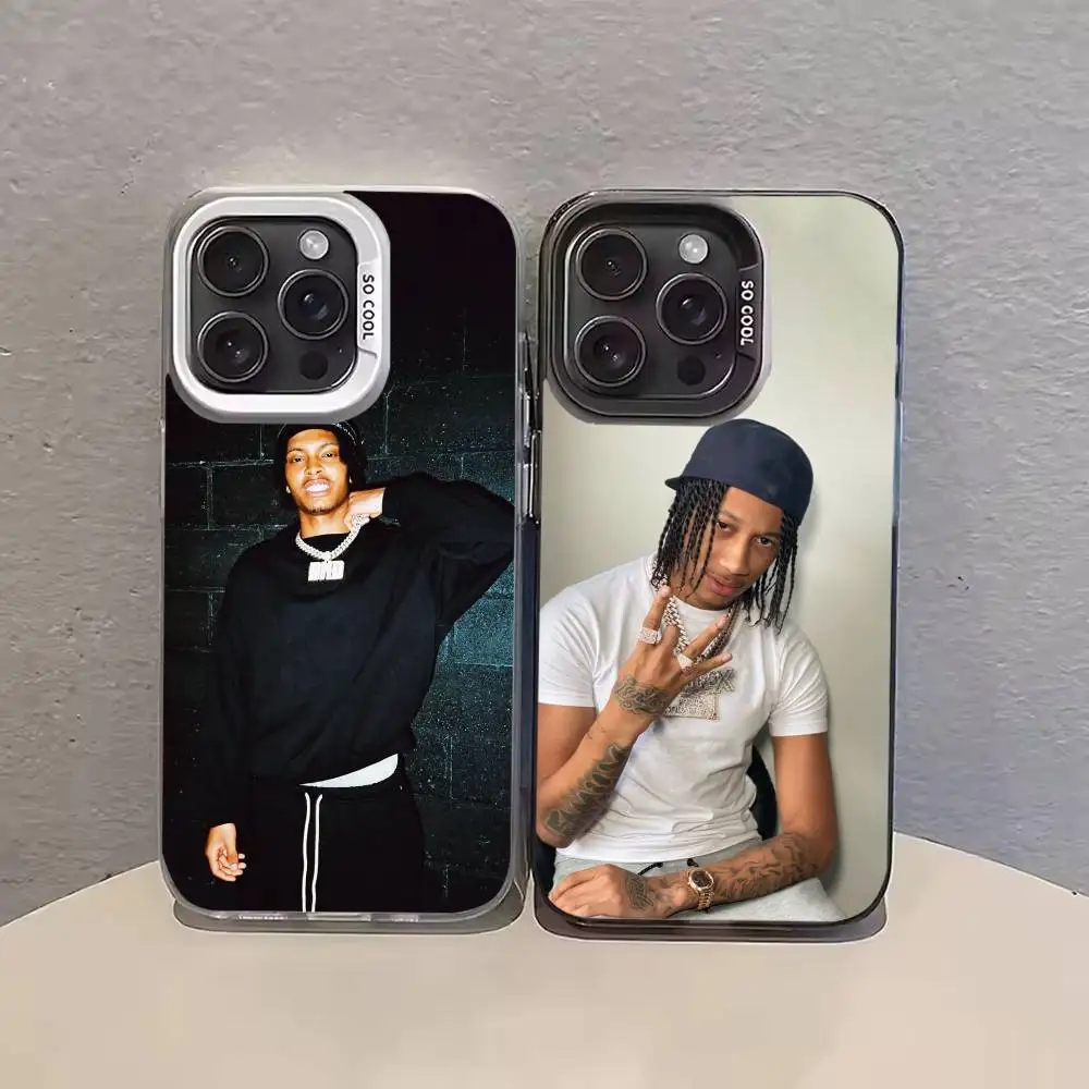 

Rapper N-Nemzzz 2MS Phone Case For iPhone 17,16,15,14,13,12,11,Pro Max,Plus black Candy Silver Cover