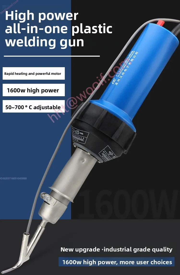 Pistola de soldagem de plástico de alta potência placa pp pistola de ar quente ppr piso de plástico couro pvc piso de plástico pistola de soldagem de derretimento quente