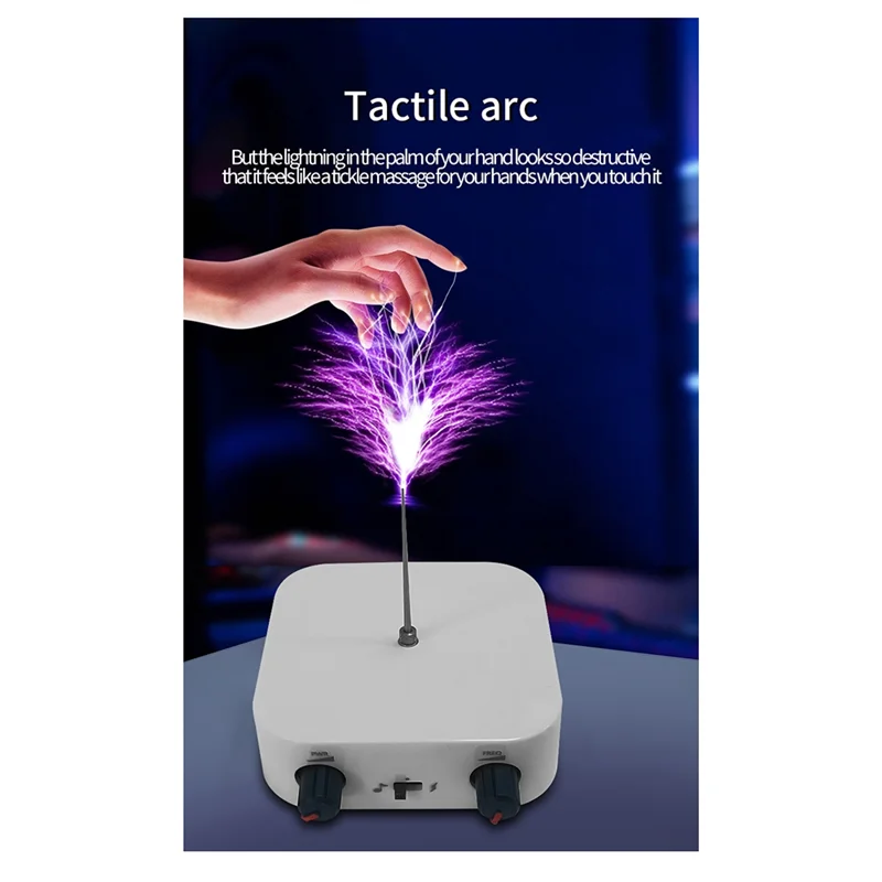 A13E-Bluetooth Musica per Tesla Coil Arc Altoparlante al plasma Trasmissione wireless toccabile con spina europea