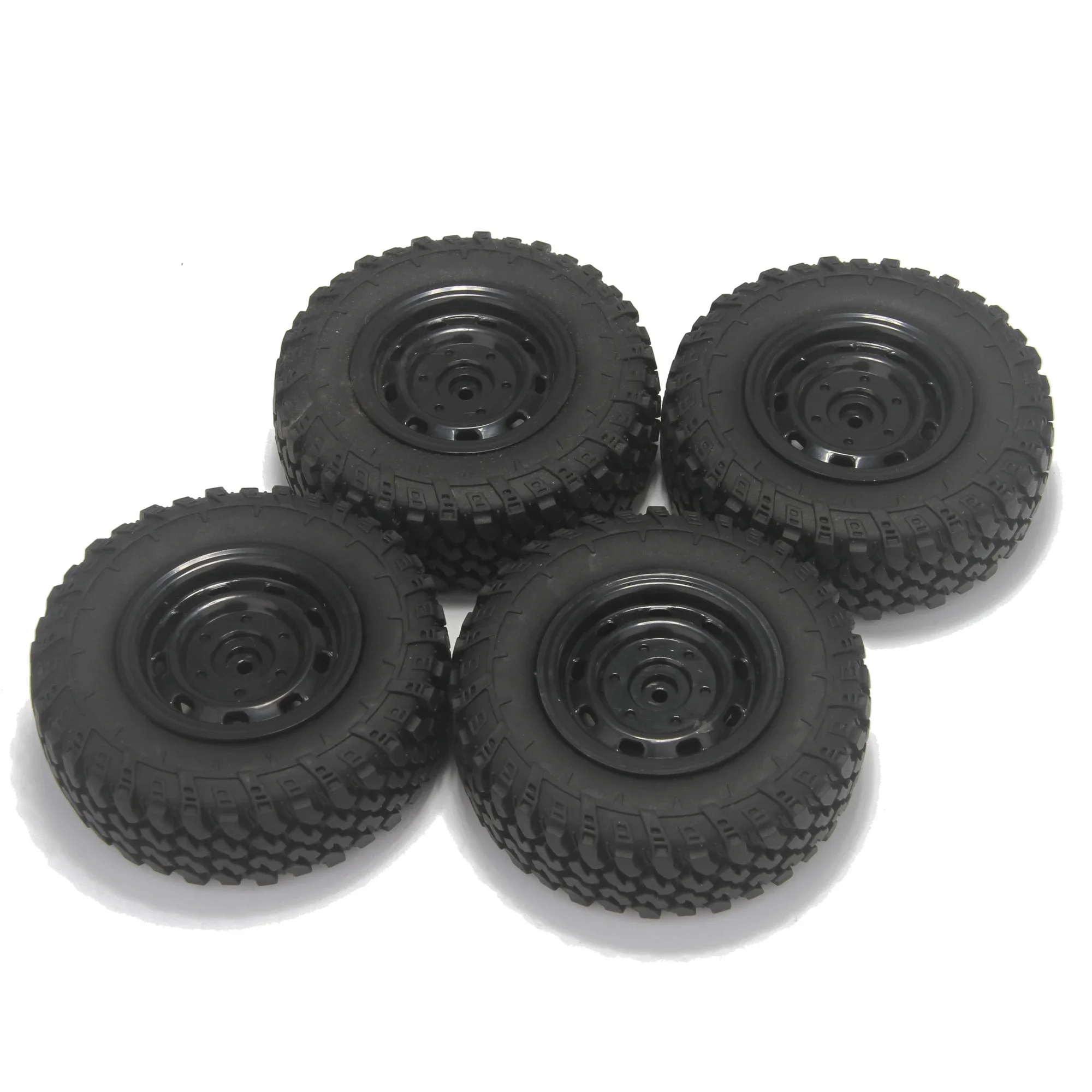 4PCS 73mm 5mm Hex 1/12 RC Car Crawler Off Road Rubber Tires Wheel for MN99 MN98 MN82 WPL C24-1 B36 D12 C64 D74-1 Upgrade Parts