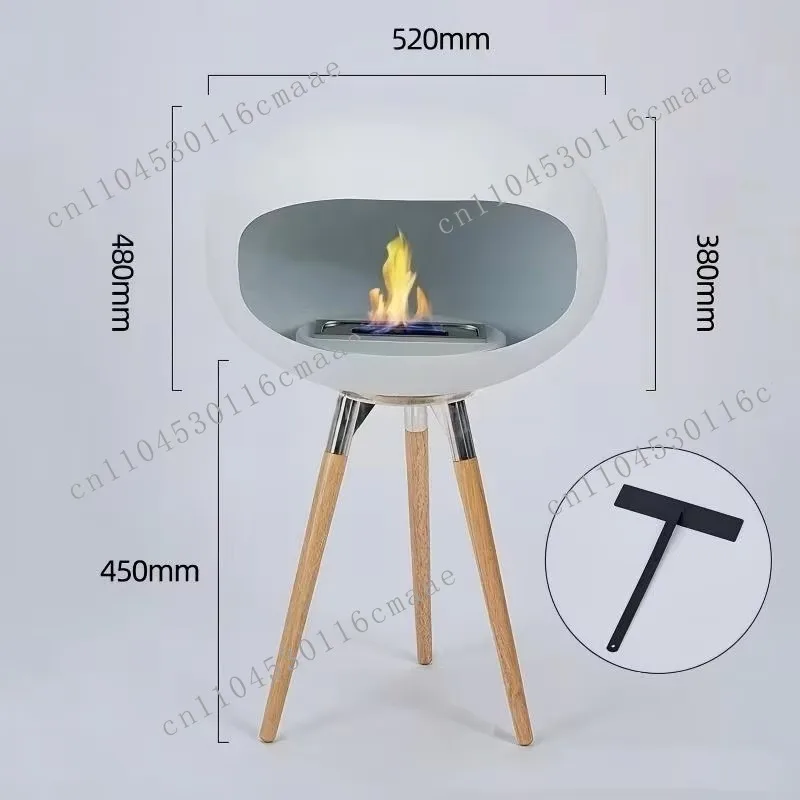 Indoor Ethanol Fireplace, Portable Ethanol Fireplace, Metal Freestanding Bioethanol Fireplace, Decorative Alcohol Burner