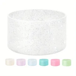 1pc Silicone Cup Bottom Sleeve, Non-slip Twinkle Cup Boot Cover, Cup Accessories For 20-40oz Tumbler & Hydro Flask 12-24oz
