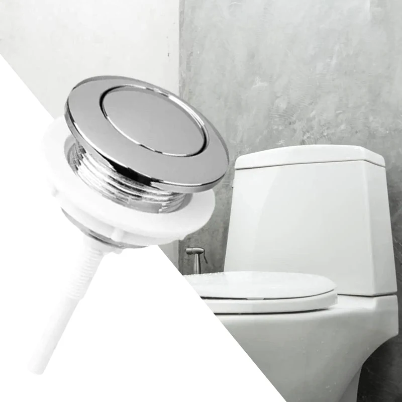 Tool Toilet Tank Button Corrosion-resistant Flush Toilet Push Single Rust-proof Household Products Accessories