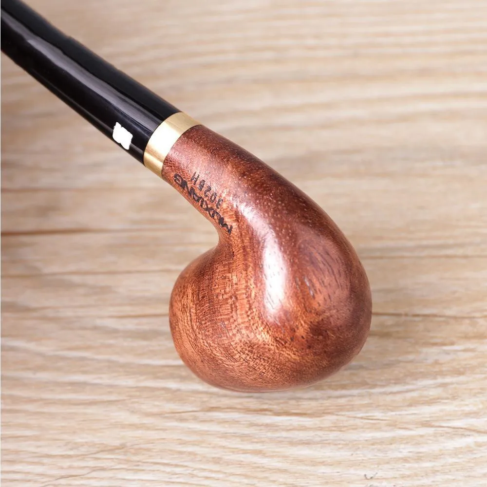 Rose Wood Smoking Pipe Germany Imported tobacco pipe Long Handle Reading Pipe Lord of the Ring Gandalf the Gray\'s Pipe