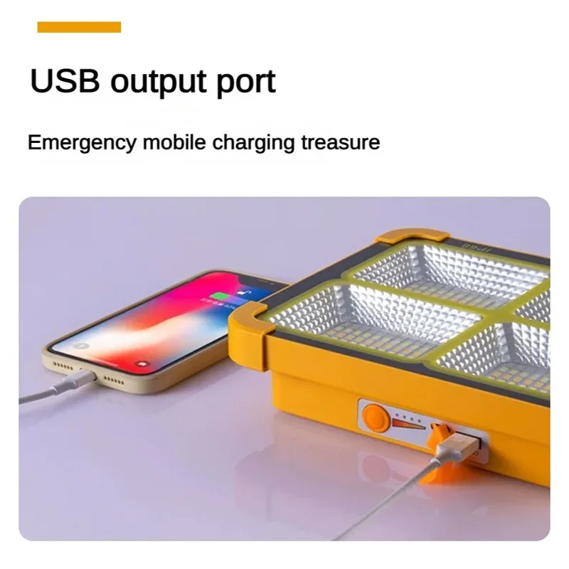 Portátil solar led lanterna tenda lâmpada recarregável holofote de emergência noite mercado luz acampamento ao ar livre lâmpada luz solar