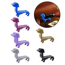 Creative Dachshund Wine Bottle Holder Kitchen Wine Storage Box Household Practical Decorative Sausage Dog Design Colors Availabl