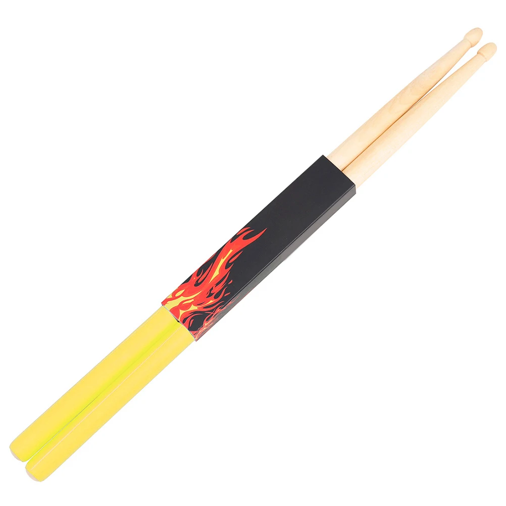 

Anti-slip Drum Stick Maple Wood Sticks Drumsticks Hammer Teardrop-shaped Kids Non-slip Child