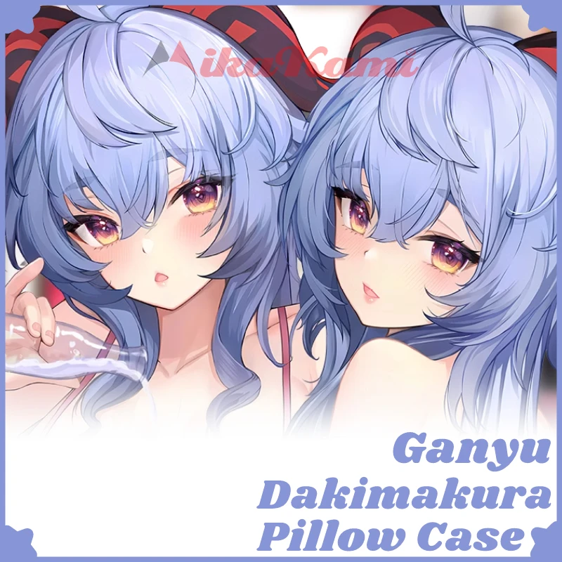 

Ganyu Dakimakura Genshin Impact Game Full Body Pillow Case Sexy Hugging Cushion Cover Pillowcase Home Bedding Decor Otaku Gift