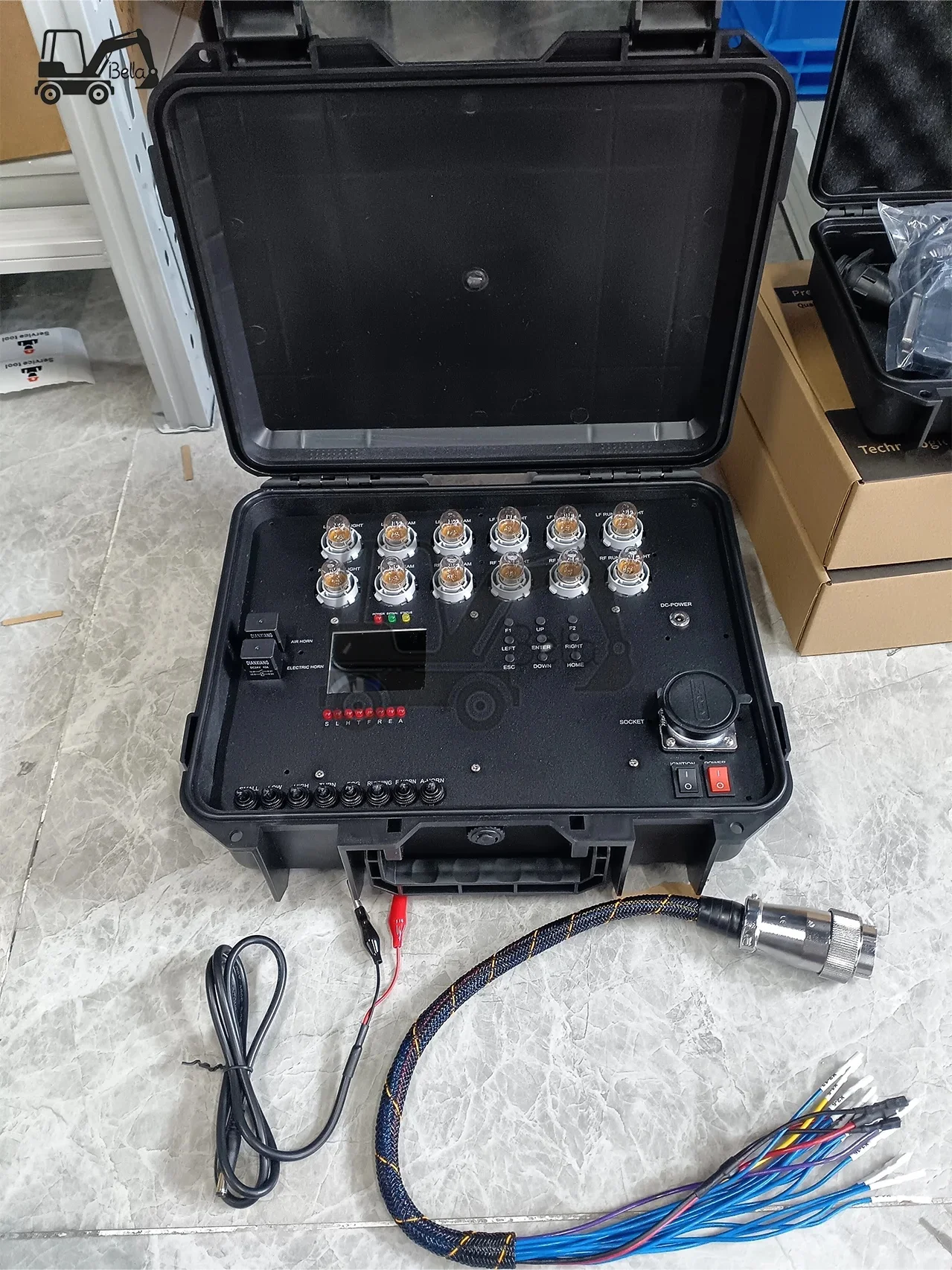 

Fully functional test bench for Volvo ECU test controller unit module 22771624 23140886 21855896 22771625 23140887 21855905
