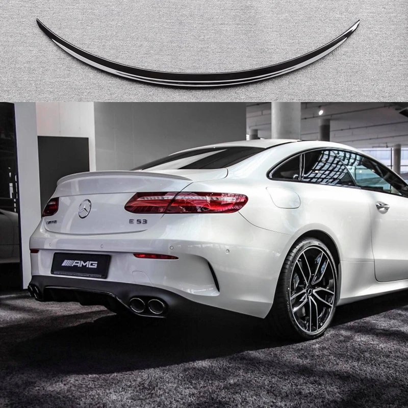 For Mercedes Benz 2016-2023 W238 E Class Car Accessories Rear Spoiler  Lips Tail Wing Coupe C238 W238 AMG 2-Doors Carbon Look