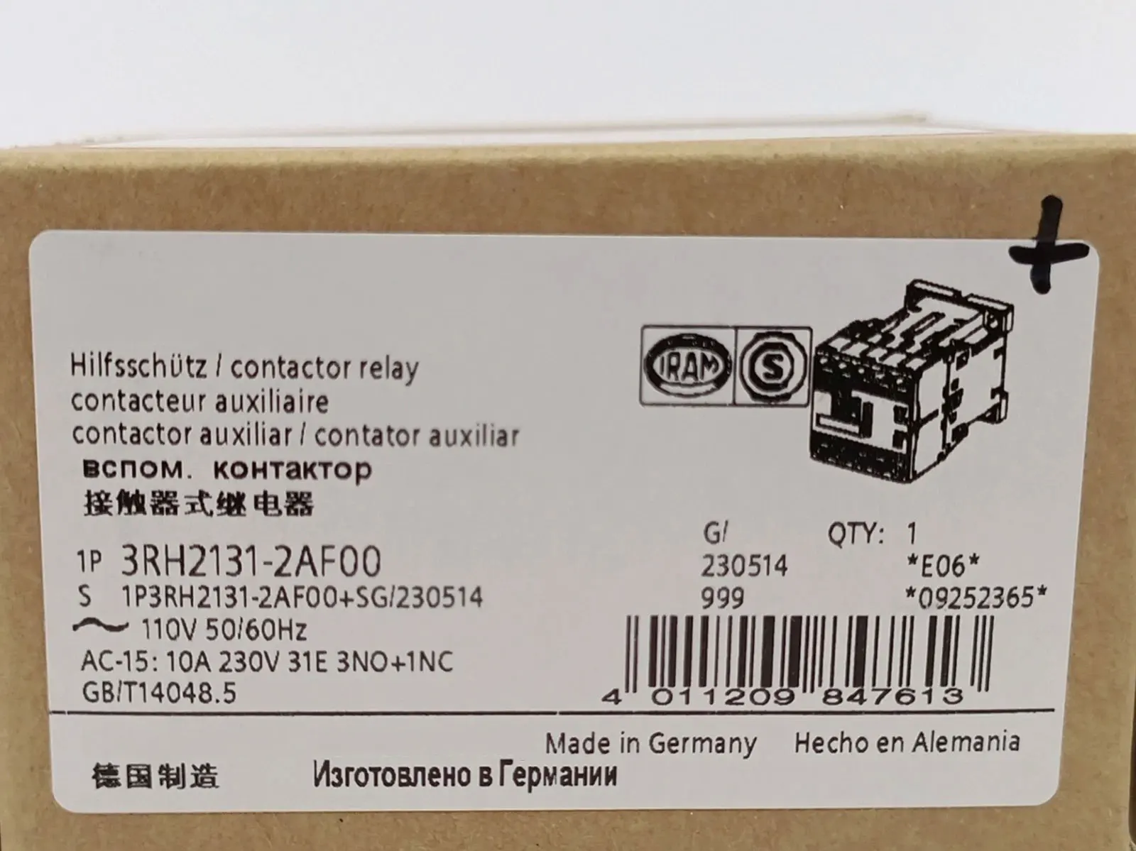 

Совершенно новый 3RH2131-2AB00 3RH2131-2AD00 3RH2131-2AF00 3RH2131-2AH00 3RH2131-2AP00 3RH2131-2EP00 Гарантия один год