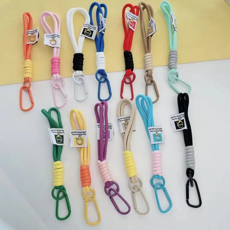 multicolour macarons Mobile Phone Lanyard Multi-functional Key Ordinary tool Chain Mobile Phone Backpack Rope Hanging Ornaments