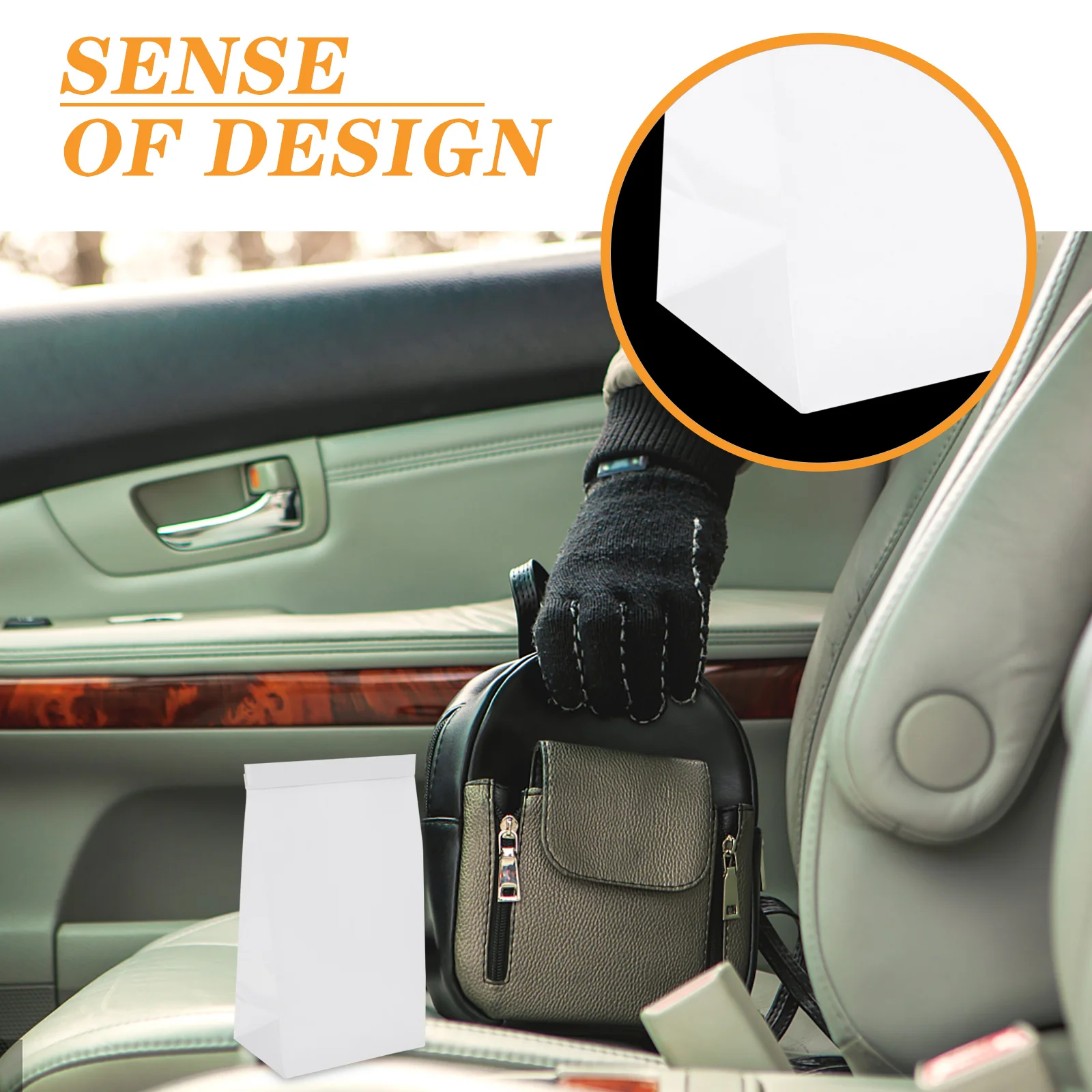 

25Pcs Travel Vomit Bags Disposable Emesis Bag for Motion Sickness Lightweight Portable Sickness Bags for Car Airplane Travel