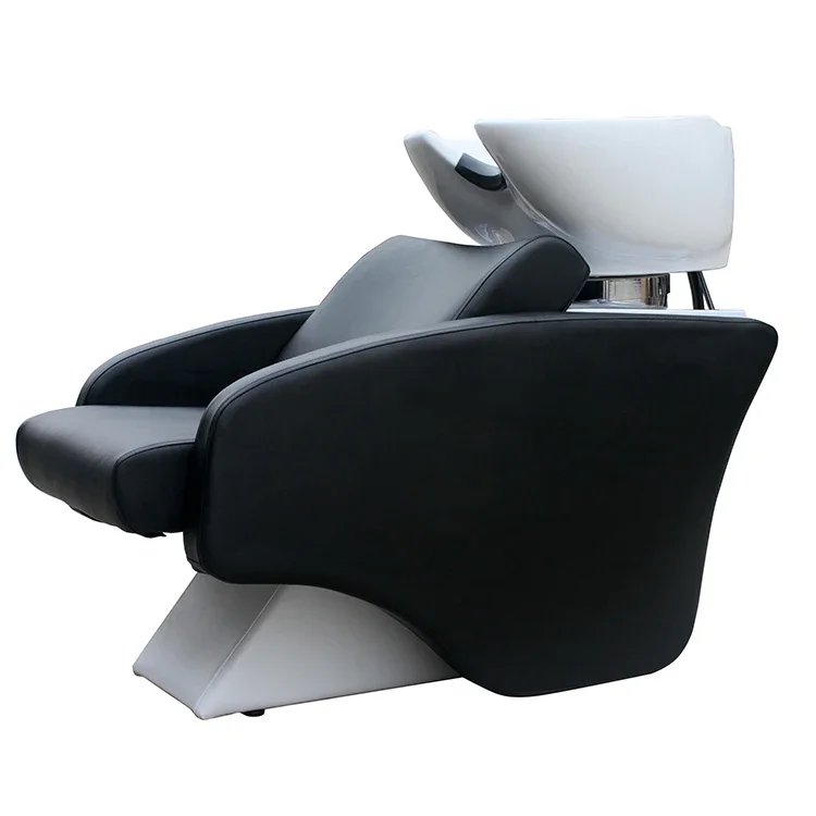 Noble Fashionable Salon Beauty Hair Dressing Shampoo Bowl Chair Set Soft Durable Hairdressing Equipment for Stylists