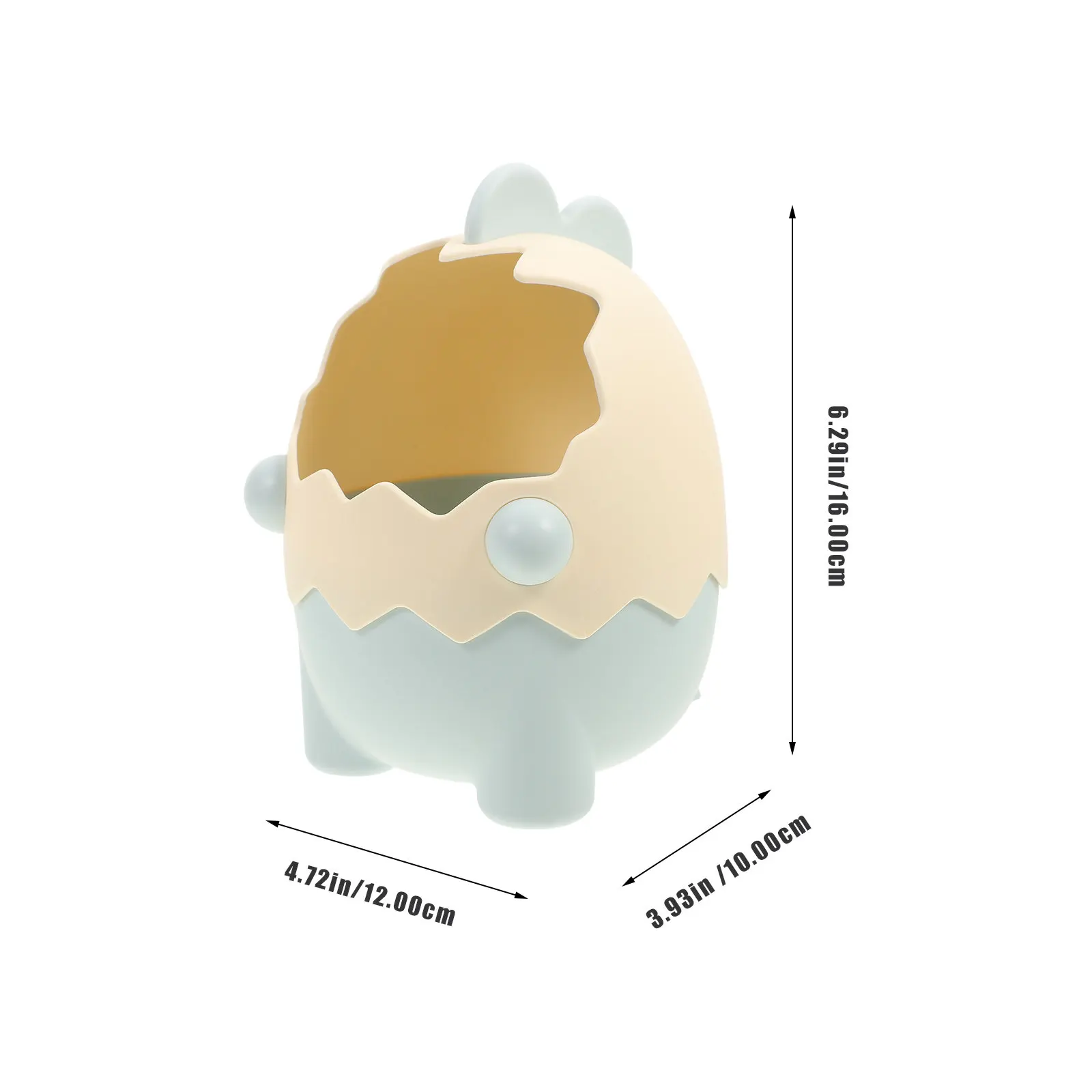 Dinosaur Egg Pencil Holder Practical Desktop Pen Organizer Large Capacity Pencil Container Stationery Storage Pen Organizer
