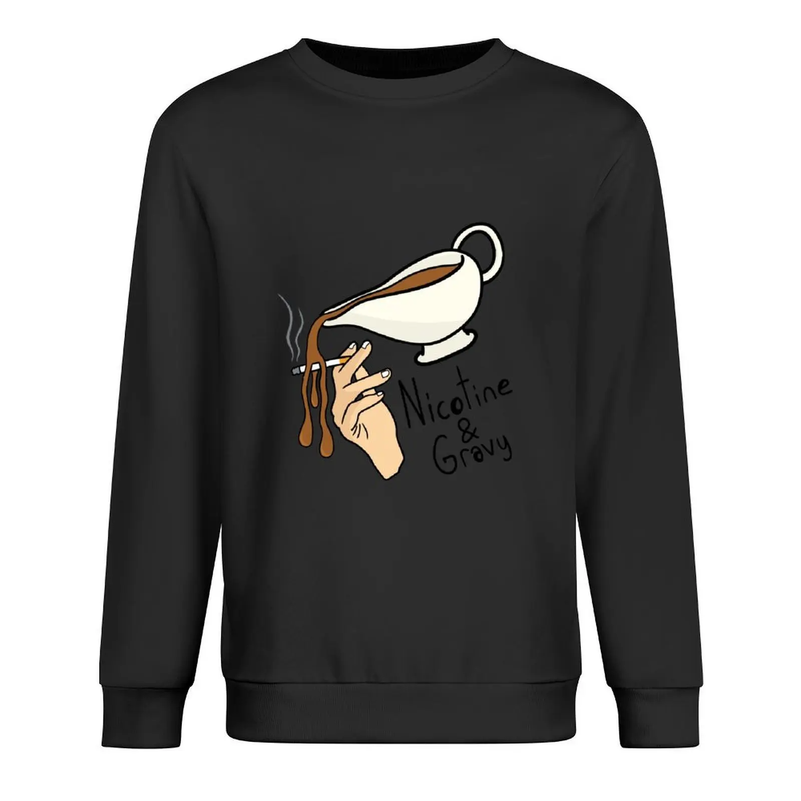 

Nicotine & Gravy Pullover mens designer clothes men's winter sweater men clothes autumn hooded sweatshirt for men