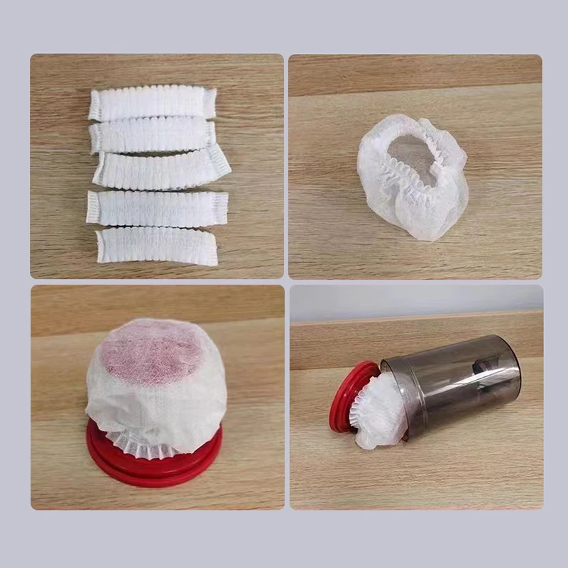 50/100pcs For Handheld Vacuum Cleaner Cleaning Disposable Vacuum Cleaner Filter Protective Cover Washable Non-woven Fabric