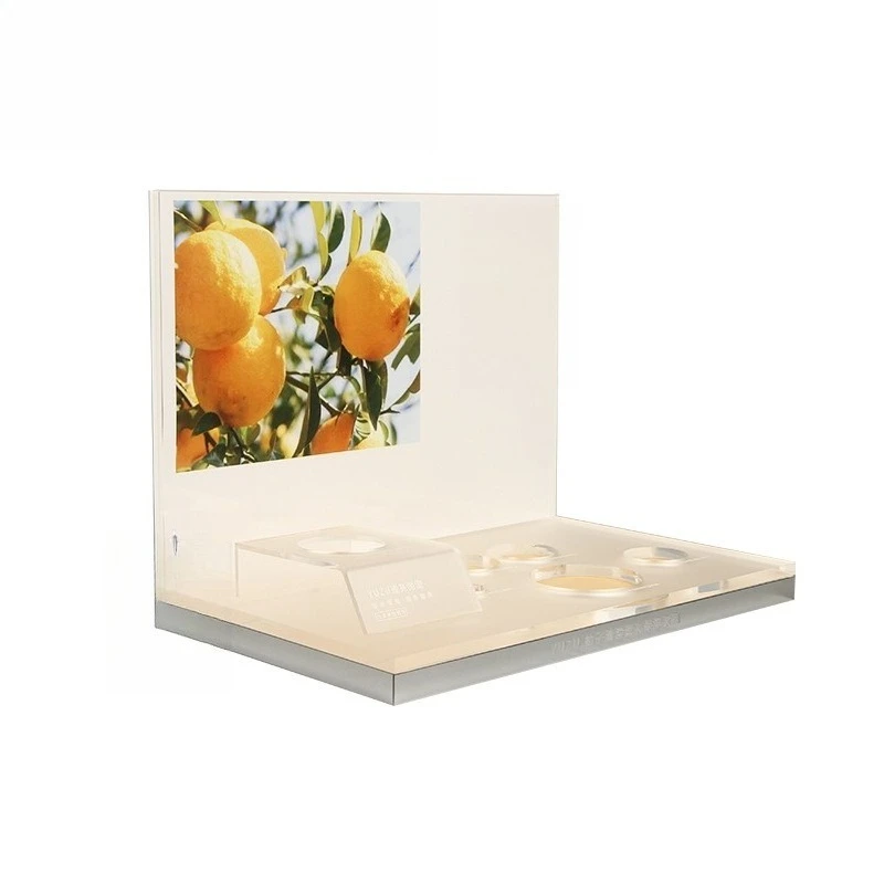 

Removable portable cosmetic display rack for cosmetics
