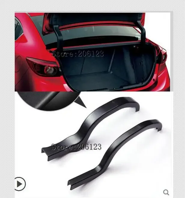 2014--2019 trunk hinge cover. For Mazda 3 BM BN sedanTailgate Boot Ascensor de apoyoSpring Support rod protection cove