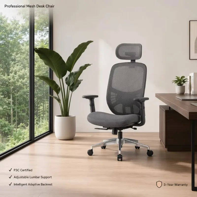 High-quality Modern Adjustable Fabric Ergonomic Office Chair BIFMA for Hotels and Office Buildings