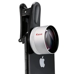 Kase Smartphone Master Macro Lens Pro with Clip for iPhone 15 14 13 Huawei Xiaomi Samsung 17mm Thread Cell Phone Lens Attachment