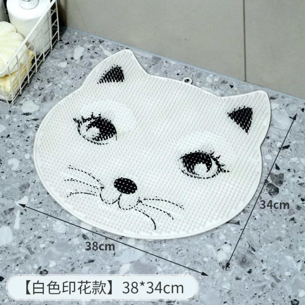 Cepillo de masaje de ducha exfoliante de silicona, masajeador de espalda, depurador de pies, alfombrilla de baño antideslizante para baño, herramientas de baño para limpieza corporal