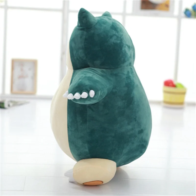 30-200cm Giant Pokemon Cartoon Snorlax Plush Toys Soft Snorlax Leather Shell Plush Anime Figure  Big Gengar Fill Yourself Toy